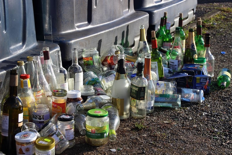 Recycled Glass Vases